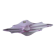 The centrepiece is a vintage creation in crystal from Val Saint Lambert.