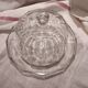 French vintage glass cheese dish