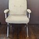 Fauteuil en tissus et métal chromé des années 70/80