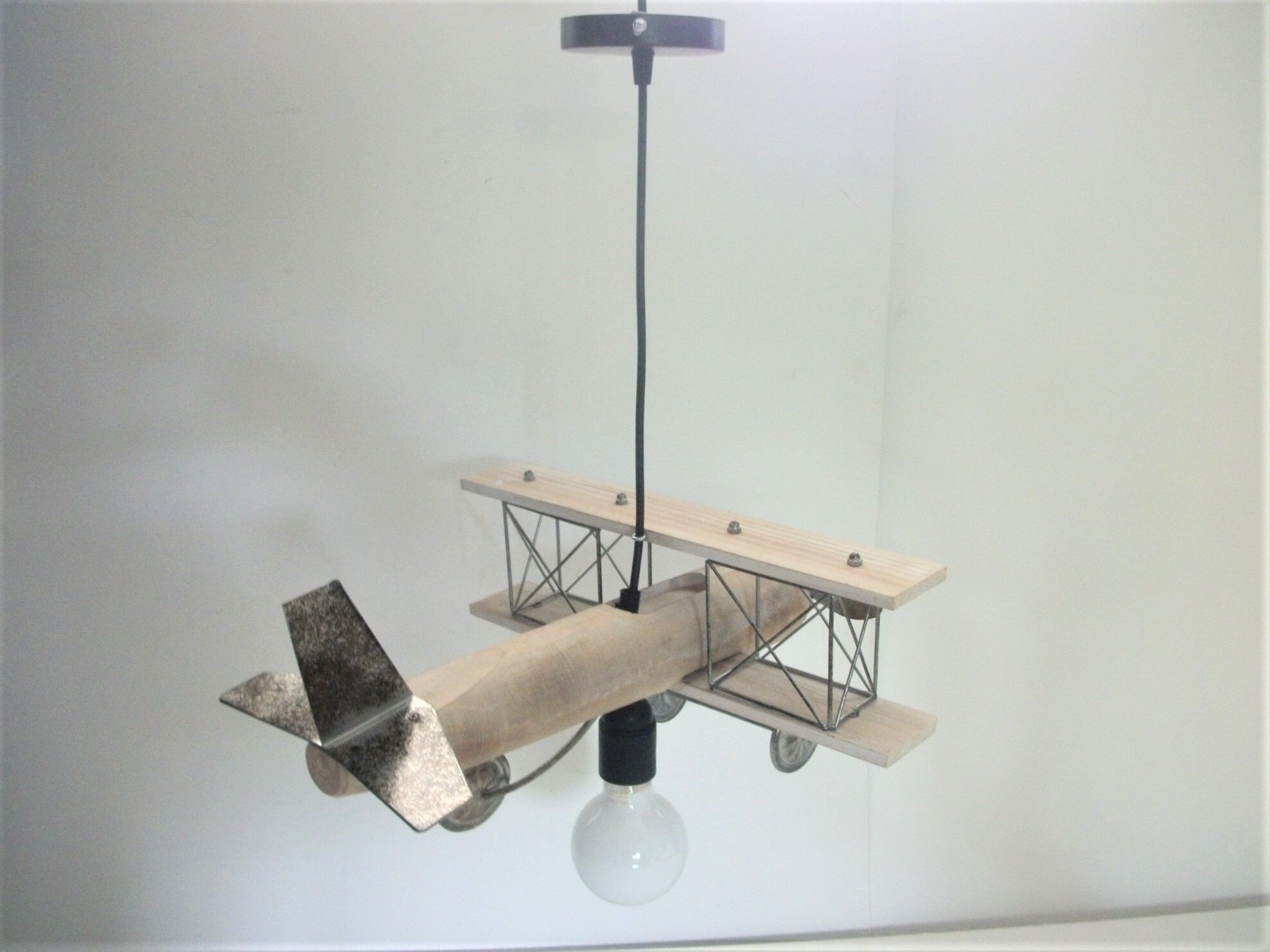 Airplane luminaire for children's room