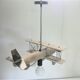 Airplane luminaire for children's room