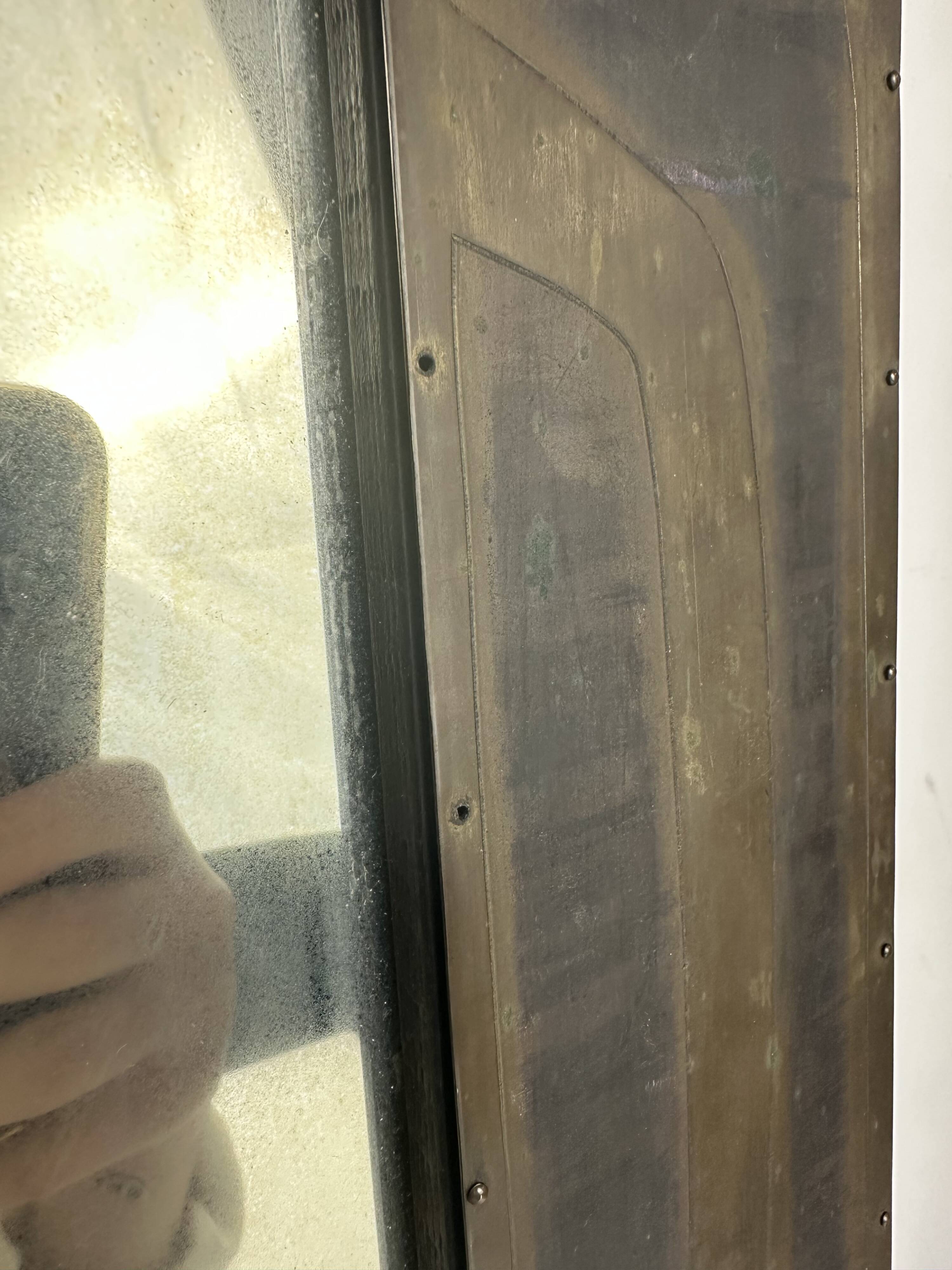 Vintage Jean Blazy mirror