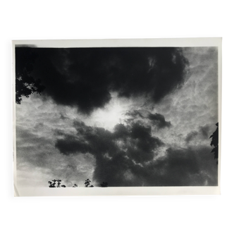 Rosine NUSIMOVICI, Untitled (Cloud IV), c 1980. Black and white silver print