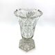 Midcentury Crystal Vase, Poland, 1960