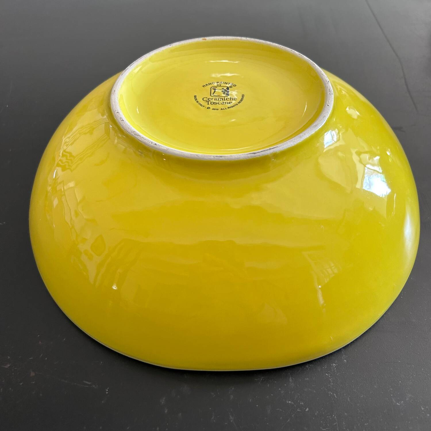 Large salad bowl, Ceramiche Tuscany