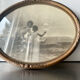 Oval Antique Wooden Frame 32 cm x 25 cm