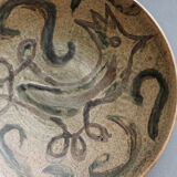 Plate in earthenware - rooster- Warluis France
