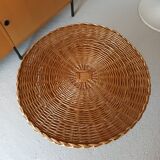 Vintage wicker coffee table