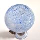 Coloured vase in blue and white glass paste – Murano bottle Italy