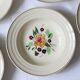 Set of 5 hollow plates Boch La Louvière, vintage