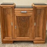 Parisian art deco buffet walnut brut massive 1920