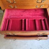 Cutlery furniture of the brand Ercuis in veneer oak