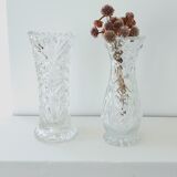 Vases in cut crystal