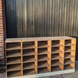 Wooden locker cabinet