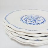 Set of 5 flat plates Gien