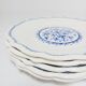 Set of 5 flat plates Gien