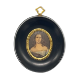 Miniature portrait of a woman