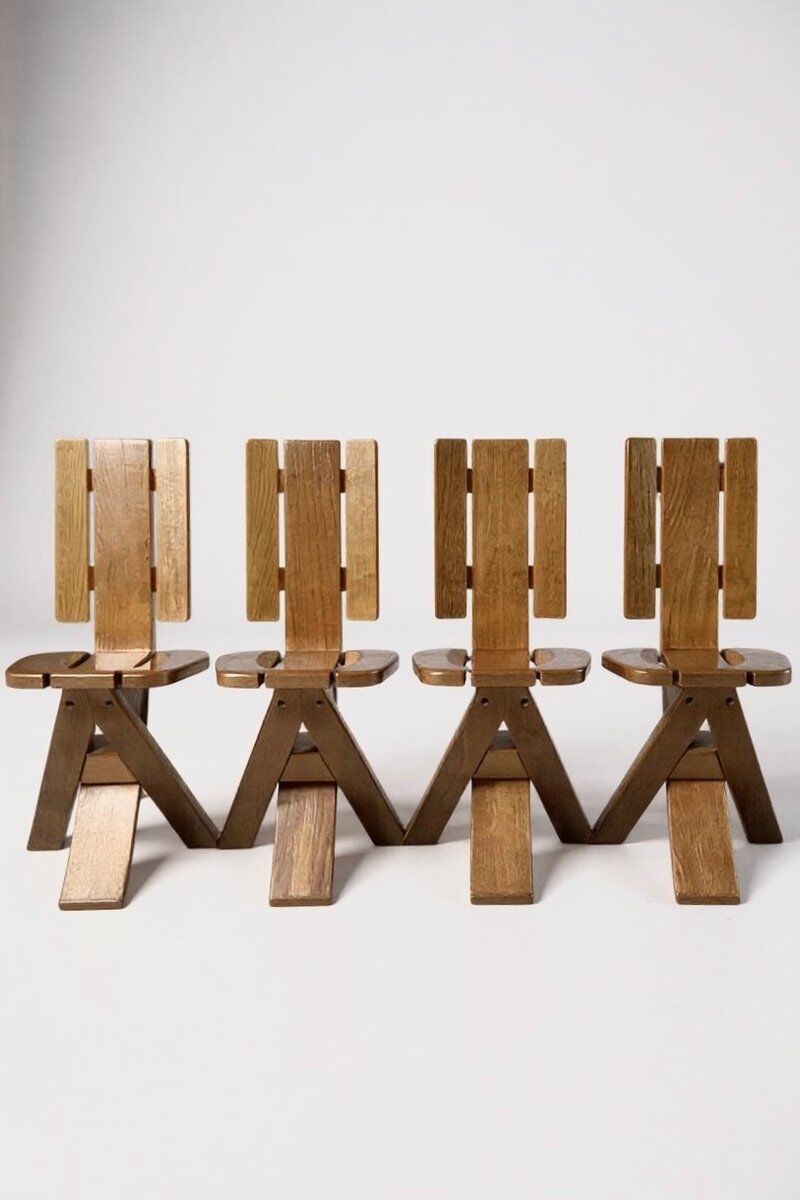 4 chaises de Seltz, 1960