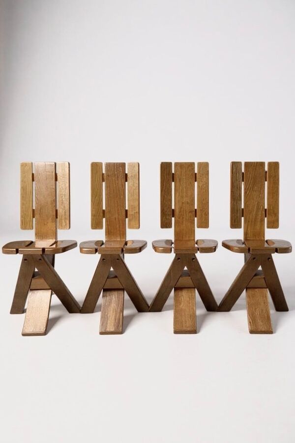 4 chaises de Seltz, 1960
