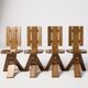 4 chaises de Seltz, 1960