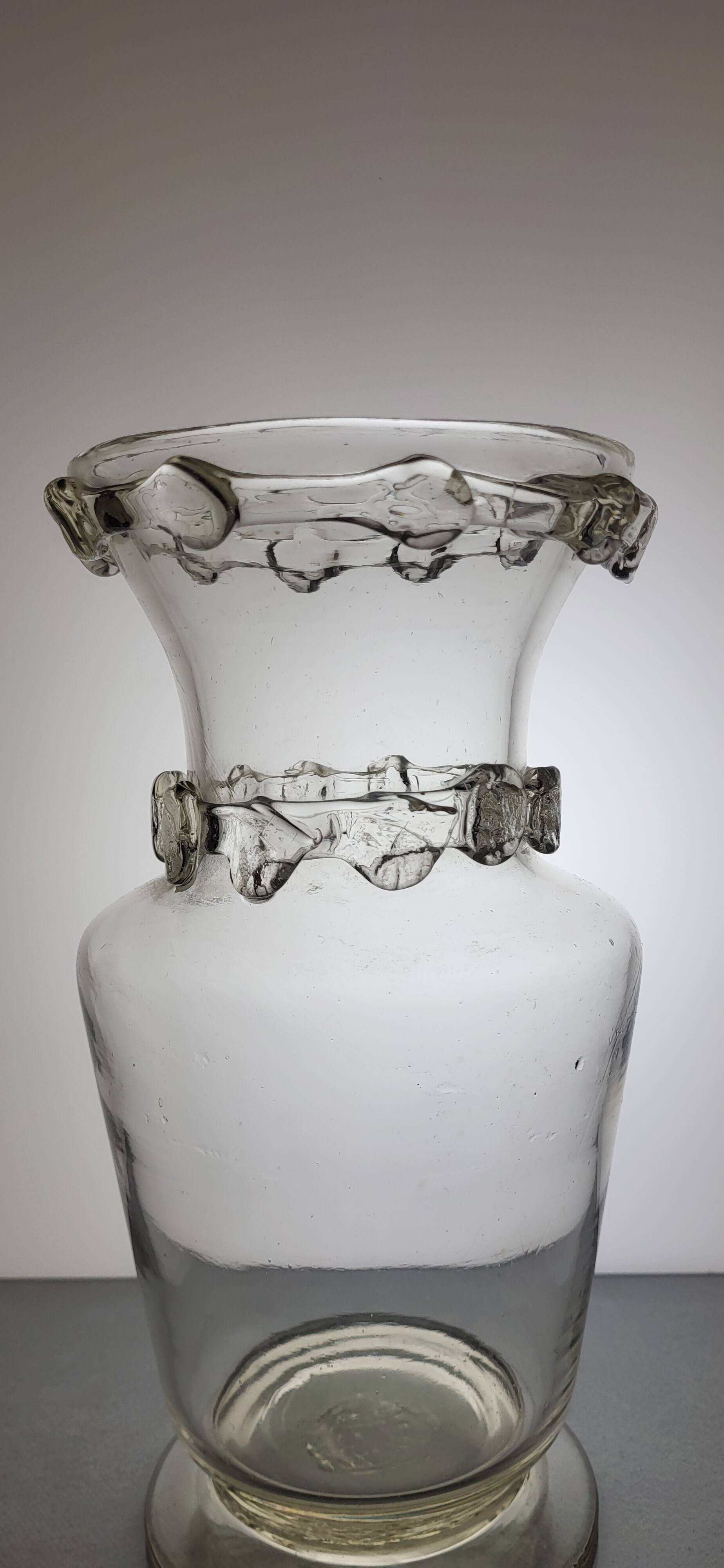 19th century blown glass vases (*2)
