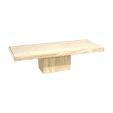 Travertine coffee table, Italy, 1970