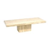 Travertine coffee table, Italy, 1970