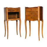 Pair of bedside or side tables Louis XV