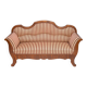 Recamier silk velvet loveseat, 1930