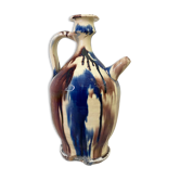 Carafe à l’huile multicolore vintage