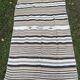 Algerian striped wool blanket or sofa cover with central motif