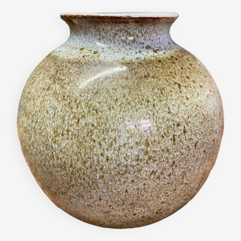 Stoneware ball vase