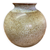 Vase boule en grès
