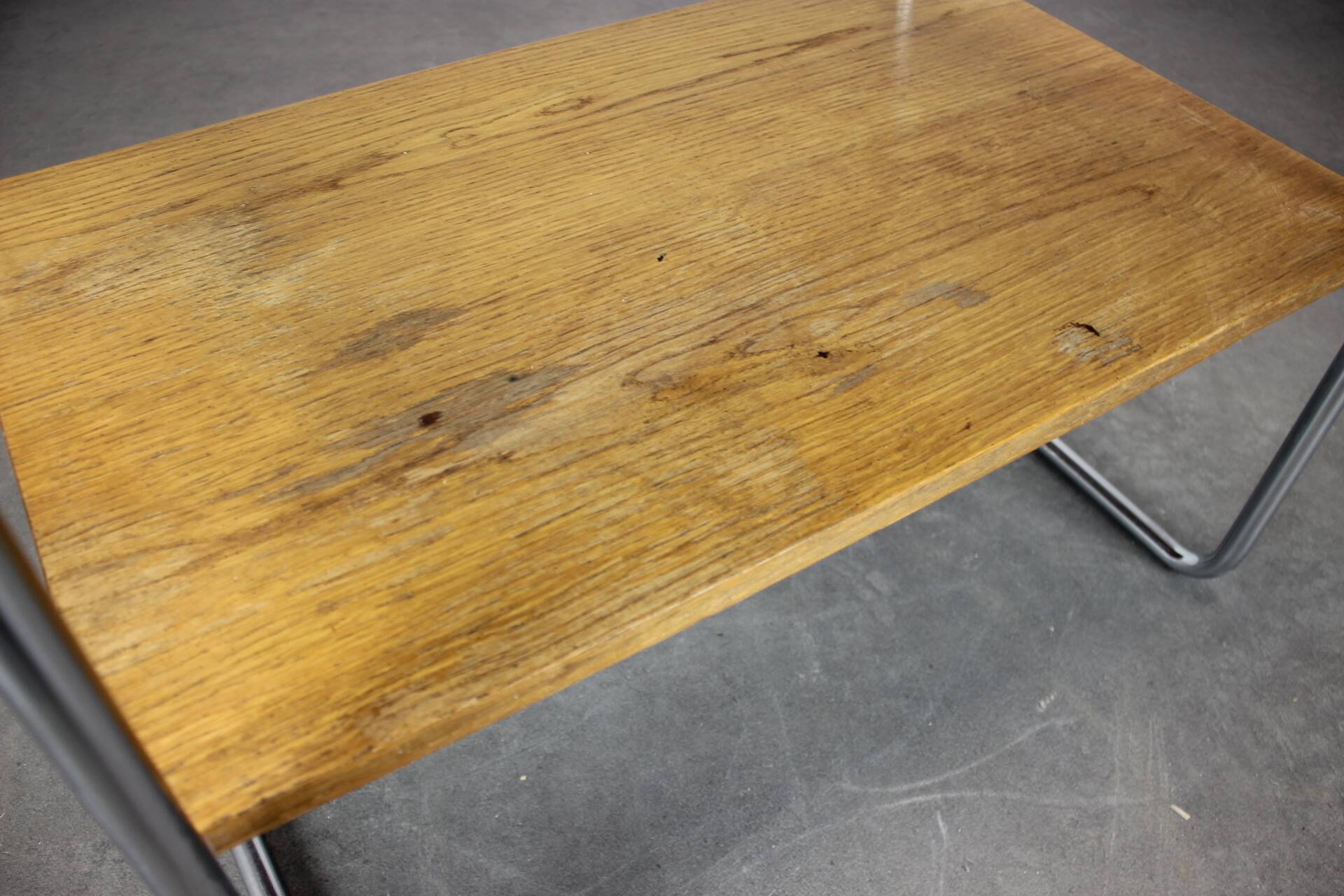 Marcel Breuer Bauhaus table from the 1930s, model B12, Czechoslovakia