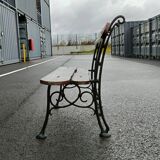 Banc de jardin ancien pieds en fonte