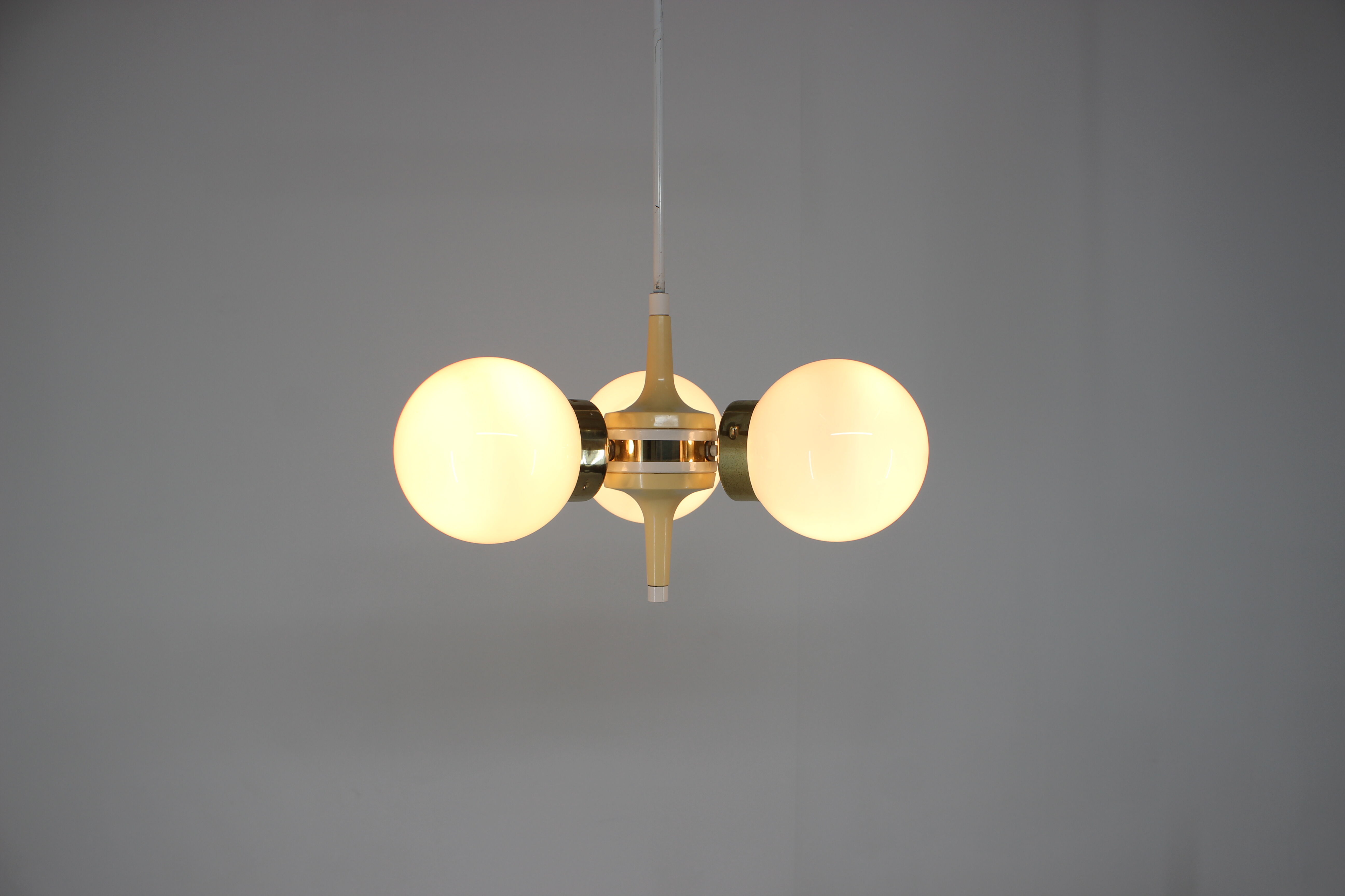 Space Age Chandelier Sputnik by Eloktroinstala Decin, 1970