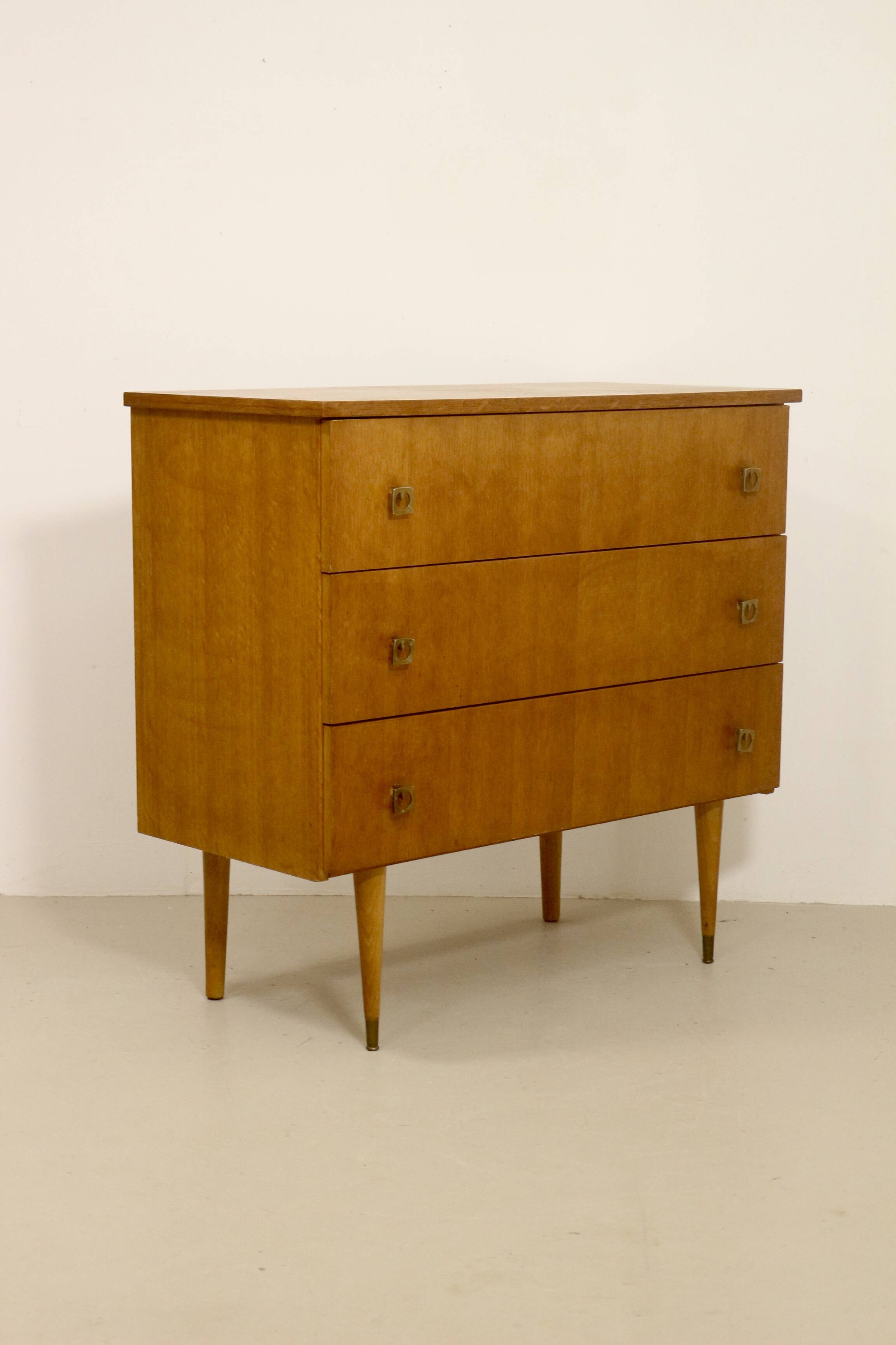 Scandinavian chest of drawers from the 60s, 3 drawers. Ref Romy