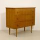 Scandinavian chest of drawers from the 60s, 3 drawers. Ref Romy
