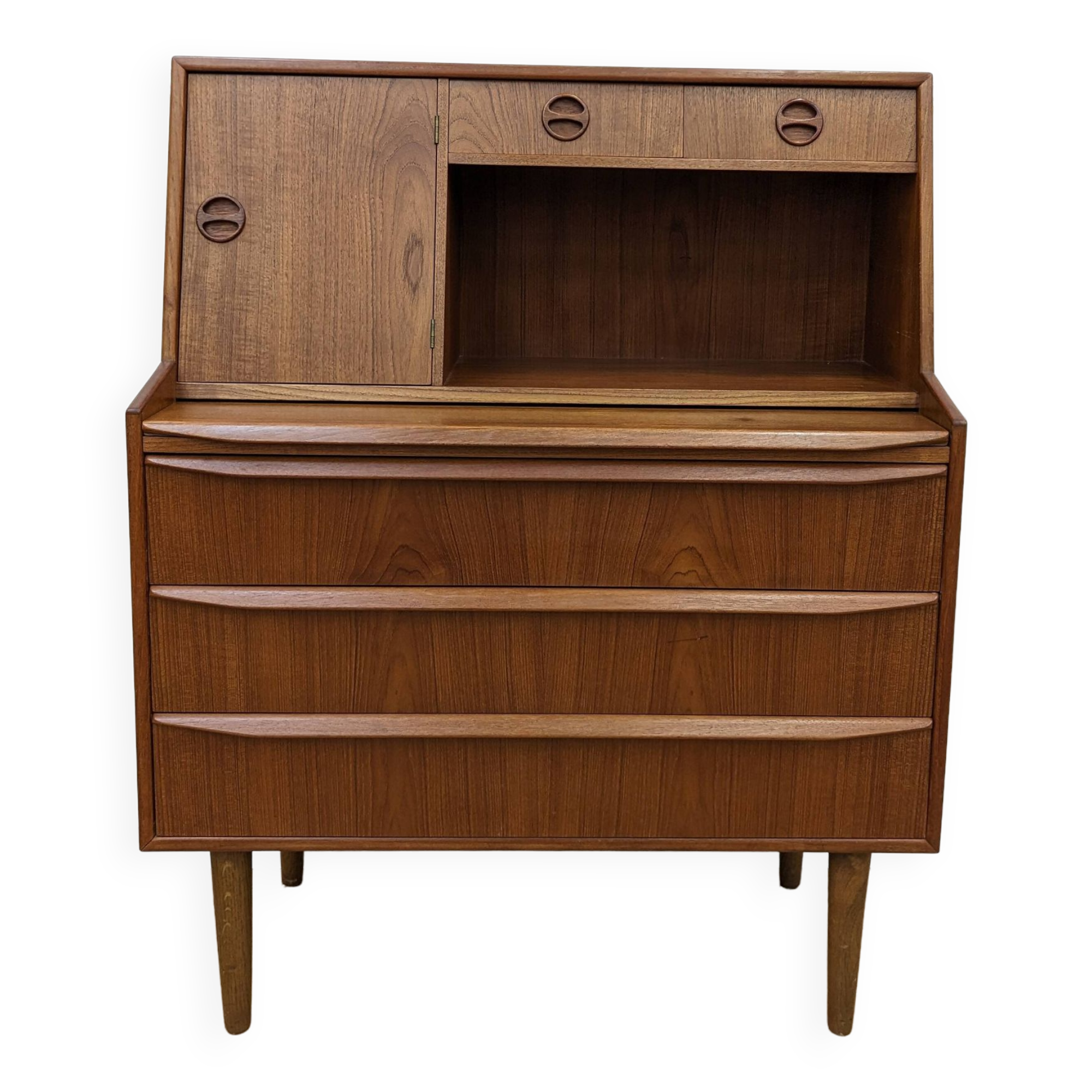 Vintage teak secretary