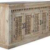 Enfilade  bufet commode mangue 185x40x100 naturel