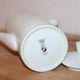 Vintage ribbed white porcelain coffee pot Berry P.L. – Made in France