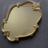 Gilded bronze mirror, 36x28 cm