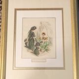 JJ Grandville Animated Flower Frame - Scabious and Marigold