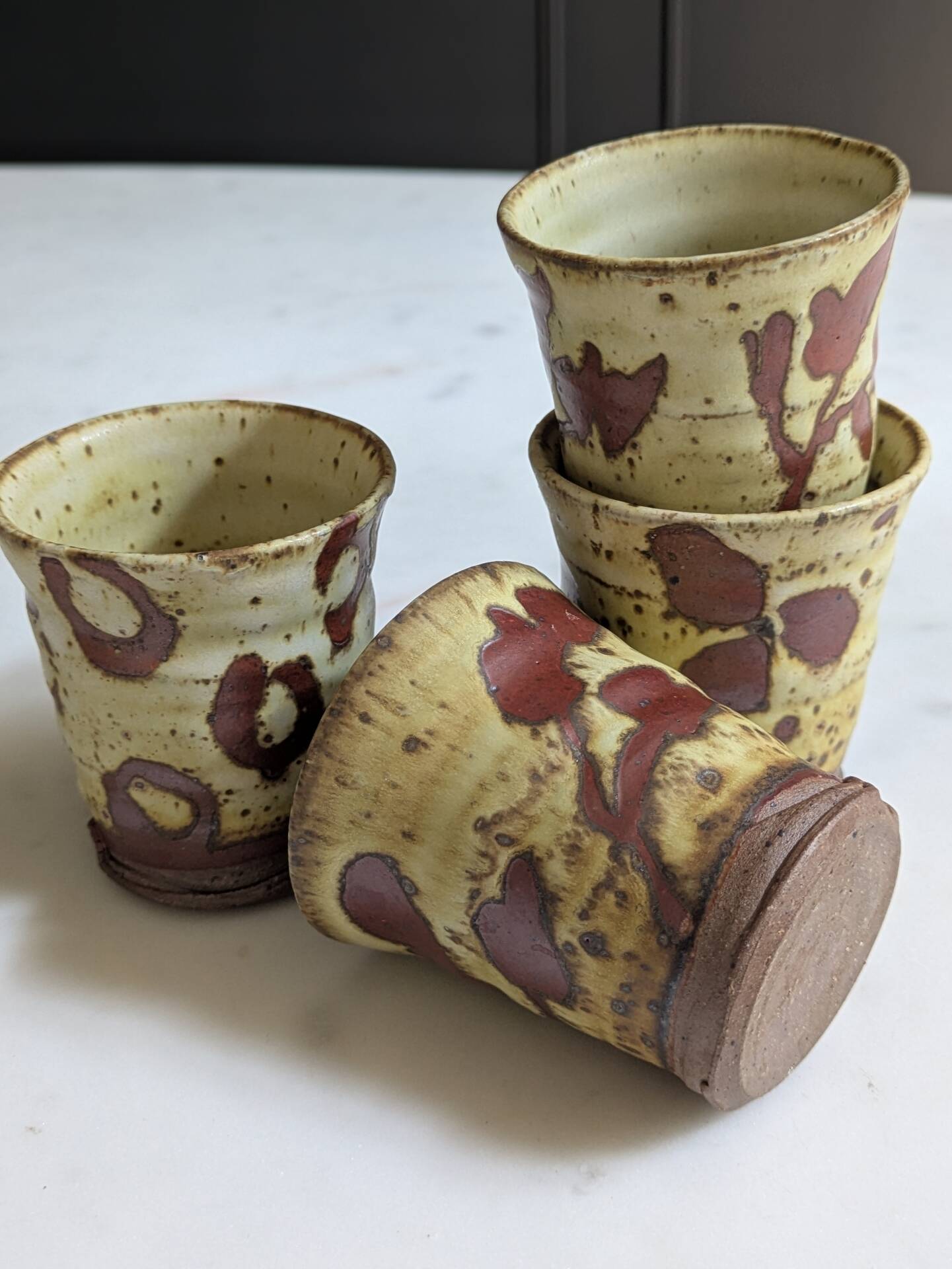 Set of six ''Yunomi'' cups Japanese Art
