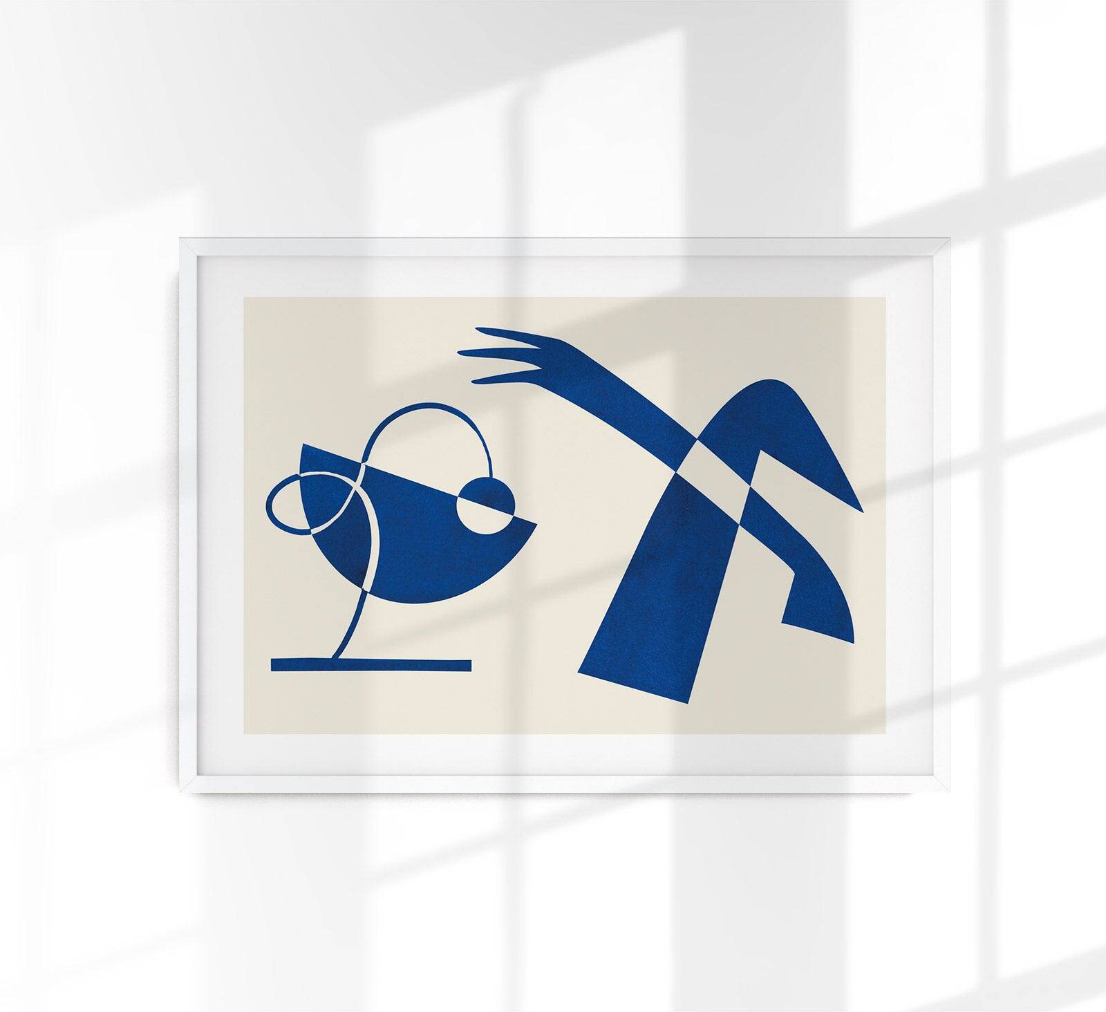 The Swan Song, Limited Edition, Minimalist Abstract Art Poster