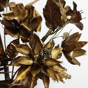 Pair of brass appliques. France, 1960s.
