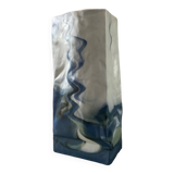 Vintage crumpled porcelain vase