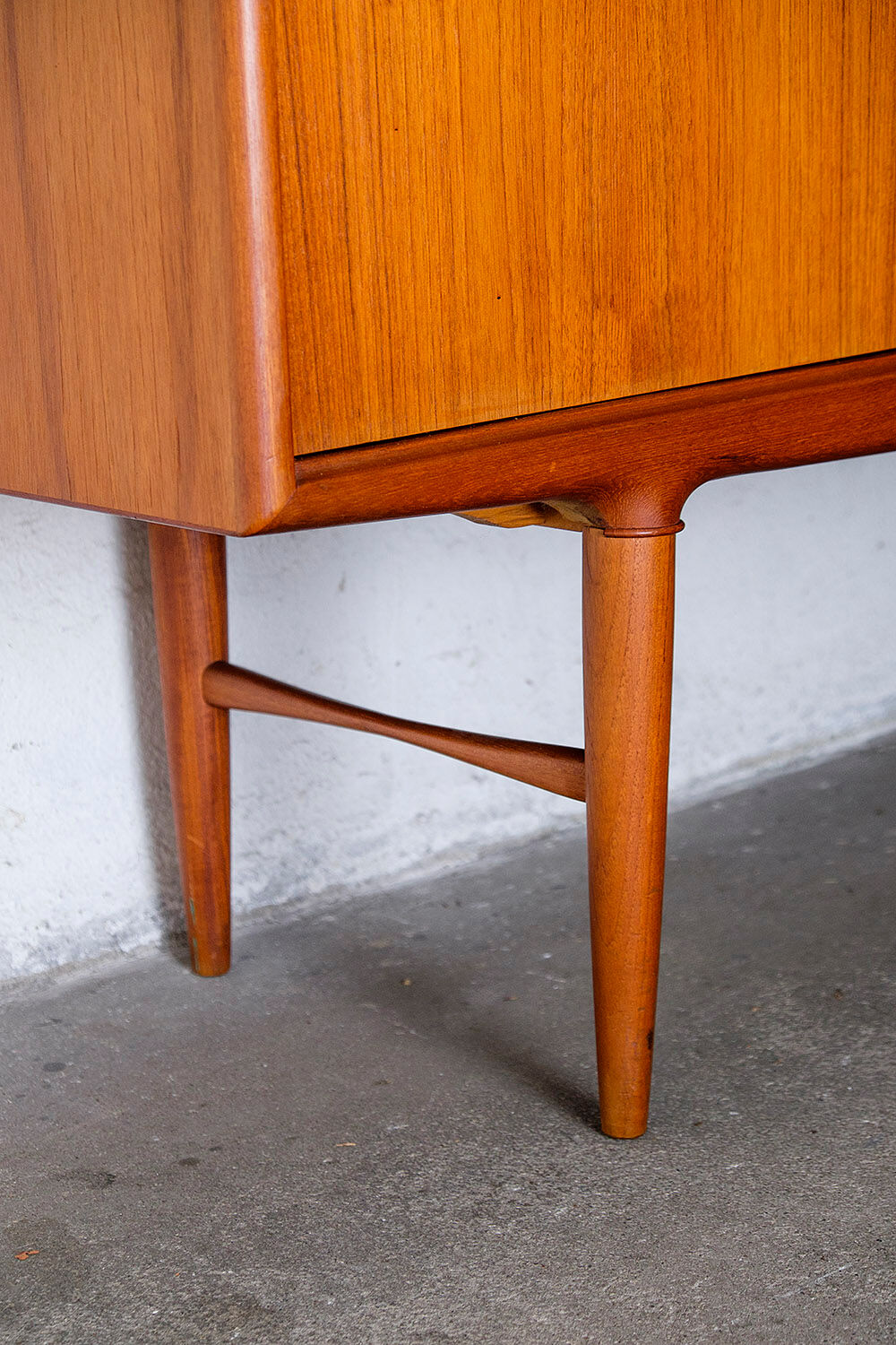 Danish teak highboard by Axel Christensen for ACO Møbler, 1960s