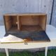 Old Malle Box Wood Storage - Vintage Key Clasp