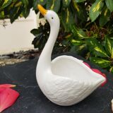 Ceramic ring holder swan